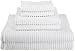 Kassatex 100-Percent Combed Extra Long Staple Turkish Cotton from Our Urbane Collection 6-Piece Solid Towel Set, White