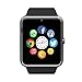 Antimi Sweatproof Smart Watch Phone for Android HTC Sony Samsung LG Google Pixel /Pixel and iPhone 5 5S 6 6 Plus 7 Smartphones Black
