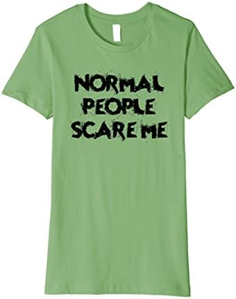 Womens Normal People Scare Me T-shirt Medium Grass