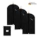 Bruce. ® 3 x Premium Garment Bag incl. Shoe Bag | 39.4 x 23.6 inches | Suit Bags for Travel and Storage | Breathable Bags for Suits, Jackets and Dresses (39.4 x 23.6 inches - 100 cm x 60 cm)