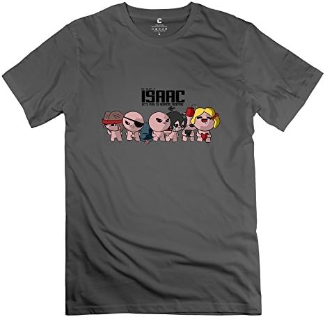 Binding Of Isaac Cute O-Neck DeepHeather T Shirt For Mens Size L