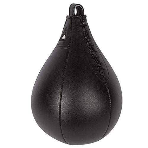 Lvsnswio Professional Sandbags Punch Bag Speedbag Training Speed Ball Fitness Boxing Speed Bag Accessory,Black