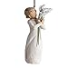 Willow Tree Beautiful Wishes Ornament, Sculpted Hand-Painted Figure