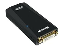 Diamond Multimedia USB External Video Display Adapter DisplayLink DL-165 Chipset (BVU165LT) up to 1920x1080 / 1600x1200 - Windows  10, 8.1, 8, 7, XP, MAC OS and Android 5.0 and higher