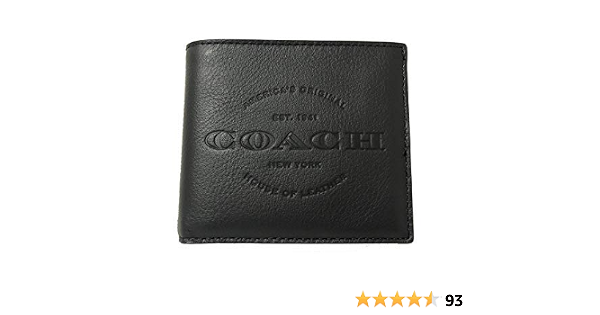 Amazon.com: Coach - Cartera doble de piel para hombre, Negro), 43230-116990  : Ropa, Zapatos y Joyería