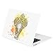 TOP CASE - Graphics Rubberized Hard Case Compatible Older Generation MacBook Air 13