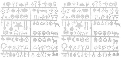 Kafen Letter Board Numbers - Replaceable Felt Symbols Retro White