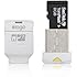 Elago Mobile Nano II USB 2.0 microSDHC Flash Memory Card Reader -Works up to 32GB- (White)