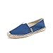 Alexis Leroy Men's Original Classic Stripe Canvas Flat Espadrilles