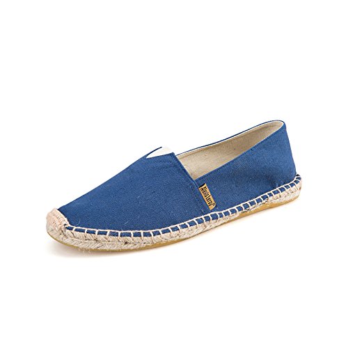 Alexis Leroy Men's Original Classic Stripe Canvas Flat Espadrilles