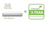 Meraki Z1 Cloud Managed Teleworker Gateway, (5) GbE Ports, Dual Radio 802.11n, Wireless with 3 Year Z1 Enterprise License