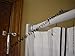 Stick to Stay Shower Curtain Rod Support Shower Curtain Rod Holder by PAW International