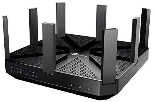 TP-Link AC5400 Wireless Wi-Fi MU-MIMO Tri-Band Router – Powerful Wi–Fi for Gaming and 4K Streaming, Comprehensive Antivirus and Security, Works with Alexa and IFTTT (Archer C5400)