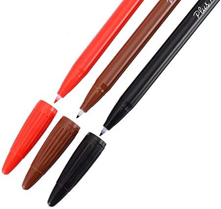 3 Pack Tattoo Marker Pen Tattoo Ink Pen Scribe Tool for Tattoo Piercing Permanent Makeup