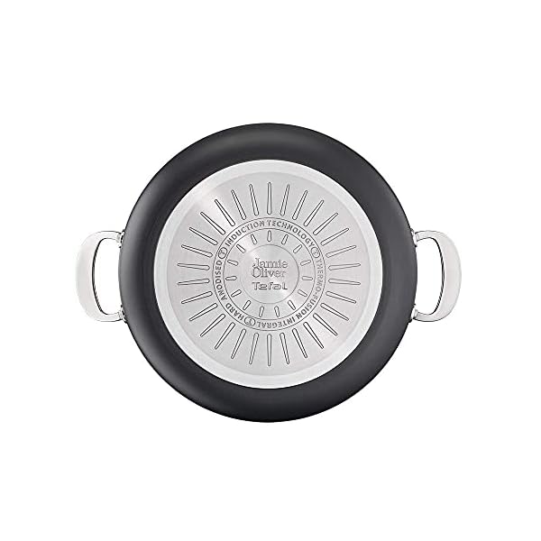 Tefal Jamie Oliver Cook's Classics All in One Pan, Non-Stick, Oven-Safe, Induction, Glass Lid, Riveted Handle, Hard…