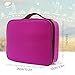 TOPSEFU Portable Travel Makeup Bag Makeup Case Mini Makeup Train Case Pink