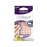 Nailene So Natural Nails Pink Oval (Pack of 2)