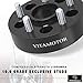 YITAMOTOR Wheel Spacers for Jeep JK 5x5, 1.5 inches Forged Hubcentric Wheel Adapters for 2007-2017 Jeep Wrangler JK JKU, 1999-2010 Grand Cherokee WJ WK, 2005-2010 Commander XK