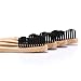 Bamboo Toothbrush Biodegradable Natural Bamboo Handle with BPA Free Bristles, Pack of 10