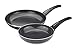 GreenLife CC000009-001 Diamond Healthy Ceramic Nonstick Dishwasher Safe Oven Safe 7-Inch & 10-Inch Open Frypan Set, 2-Piece, Black