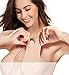 MITALOO Women Invisible Lift Nipplecovers Self Adhesive Strapless Backless Sticky Bra Beige
