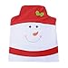 VALORCASA Christmas Snowman Chair Covers Set of 4,Novelty Party Holiday Dining Chair Slipcovers for Kitchen,Bar or Restaurant,23