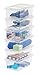 IRIS USA 6-Pack Storage Bins with Lids, 7 Quart, Shoe Boxes Clear Stackable Containers Organize Shoes Closet Shelves, Classroom Organization Teacher Tools, Game Storage - BPA-Free Plastic