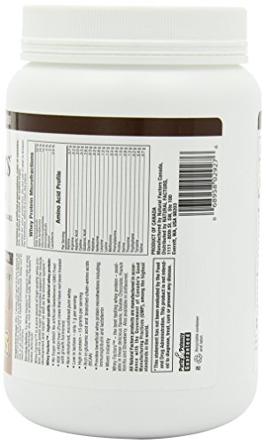 Natural Factors - Whey Factors, 100% Natural Whey Protein, Double Chocolate, 17 Servings (12 oz)