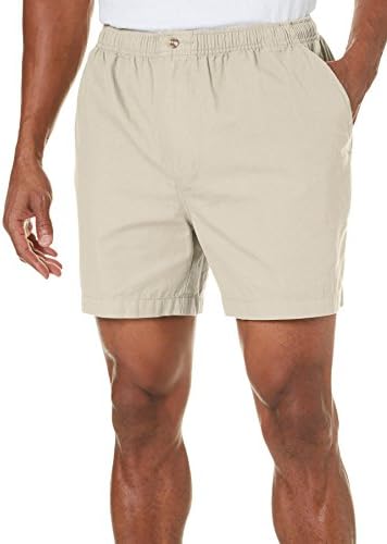 Windham Pointe Mens Elastic Waist Shorts Large Feather Grey