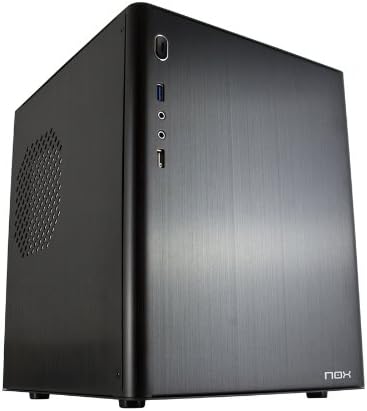 Nox Media Cube - NXMEDIACB - Caja PC, Micro ATX, Color Negro: Amazon.es: Informática