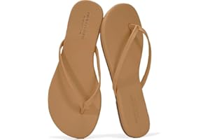 Project Cloud Flip Flops for Women - Memory Foam Flats Summer Sandals for Women - Vegan Leather Lightweight Womens Sandals Summer Beach Essentials Slides