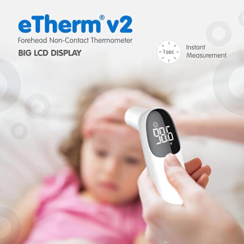 Elepho eTherm Ear & Forehead NonContact Thermometer Infrared & Digital