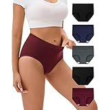 LittleForBig Zacht glad zijdeachtig ondergoed voor dames, comfortabele hipster-slip, babydoll, Dreamy Galaxy 4-pack slipjesset, Meerkleurig, XS