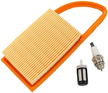 STIHL Service Tune Up Kit Includes Air Filter Fuel Filter NGK Spark Plug for Stihl BR500 BR550 BR600 Backpack Blowers Replaces 4282 141 0300, 4282 141 0300B