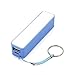 Blue Perfume Universal 2600mAh USB Port Battery Charger Portable External Emergency Power Bank with Key Ring for iPhone4 4s 5 Blackberry Samsung iPod Smart Phone by CBD