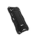 Bpowe for iPhone 7 Metal Case,Gorilla Glass Aluminum Metal Premium Protection Shockproof Military Bumper Heavy Duty Sturdy Protective Cover Shell Case for iPhone 7 4.7 inch (Black)