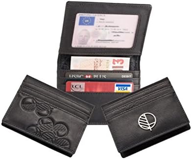 Personalised with your choice of Initials or Name to make the perfect Gift:- Mens Premium Real Leather Compact Wallet and Credit Card Holder with ID Window in Stunning, Genuine British Leather.