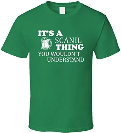Its a Scanil Thing You Wouldnt Understand Irish Beer T Shirt XL Irish Green