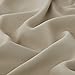 Deconovo Beige Tie Up Shade for Small Window - Rod Pocket Room Darkening Drapes for Bedroom (Beige, 46W x 63L, 1 Panel)