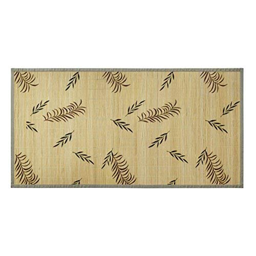 gbHome GH-6771A 100% Natural Bamboo Floor Mat with Anti-Skid Back, Beautiful and Durable Bamboo Carpet Area Rug Floor Runner, Size 24 x 48 inches (61x122 cm)