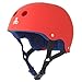 Triple Eight Sweatsaver Liner Skateboarding Helmet, Red Rubber, Large