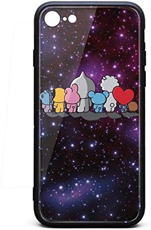 Phone case for iPhone 6/6s/6plus/6s plus/7/8 Fashion Shock Absorption TPC Tempered Glass 90s Gym Art Cover Case