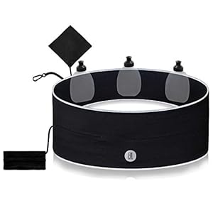 Hardloopgordel met drinkflessen – Sport-band Hardloop-riem – Gordel Heuptas voor Fitness en Hardlopen – Hydration Belt