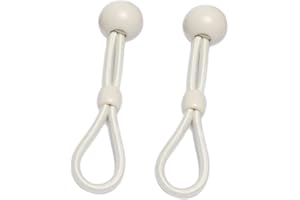 CACELY Bungee Tie Down,Outdoor Blinds Parts,Weather Resistance,for Exterior Roller Shades and Outdoor Roller Blinds,Original Length 4 Inch(Sand,2 pcs)