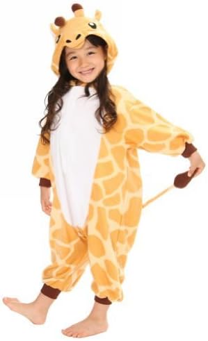 Ferrand Kigurumi Pajamas Children's Unisex Cosplay Animal Costume For Kids Giraffe XS by Ferrand