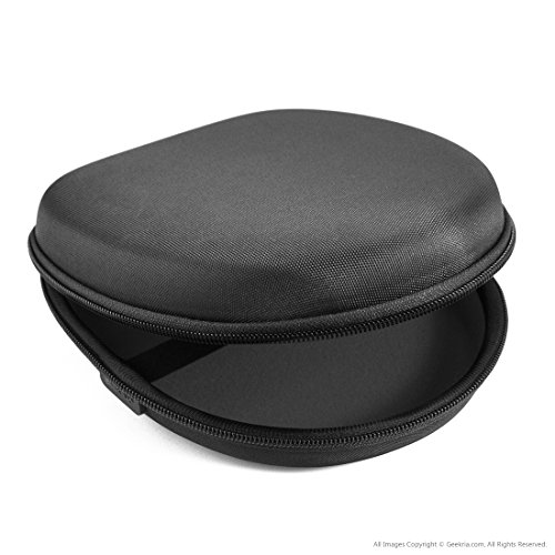 Headphones Case for Audio-Technica ATH-ES55, ES7, ES3, SJ3, SJ5, FW5, SQ5, ESW9, ES10 Sennheiser HD218, HD228, HD238 and More / Headphone Full Size Hard Shell Large Carrying Case / Headset Travel Bag with Space for Cable, AMP, iPod, Parts and Accessories