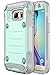 E LV Case for Galaxy S7 Case Armor Protection Defender Case Cover for Samsung Galaxy S7 - [Mint/Grey]