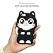 YONOCOSTA iPhone 6 Case, iPhone 6S Case, Funny Cute 3D Cartoon Big Eye Black Cat Kitty Soft Silicone Rubber Full Protection Case Cover for iPhone 6 / 6S (Pocket Cat)