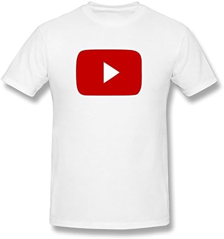 CBOOA Youtube Play Button Men's T-Shirt,White