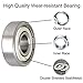 6900ZZ 10 x 22 x 6 mm Deep Groove Ball Bearing, 10 Pcs, Double Metal Shielded Miniature Ball Bearings, Fit for Skateboard Bearings, 3D Printer RepRap Wheel, Roller Skates, Inline Skates (Pack of 10)